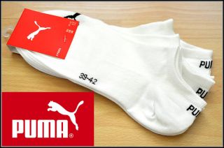 PUMA 3 Paar Socken / Sneaker / Füßlinge Invisible 39 42