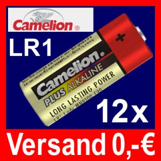 12x Lady N LR1 LR01 E90 MN9100 Batterie CAMELION PLUS°