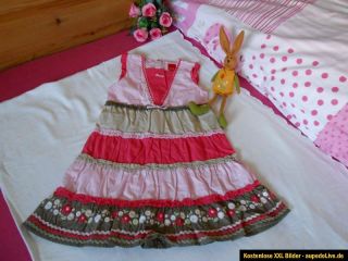 Wunderschönes Esprit Stufenkleid Kleid Sommer Gr 116 122