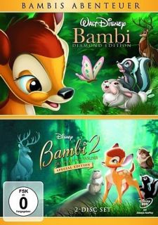 Bambi + Bambi 2   Herr der Wälder (Walt Disney)  2 DVD  777