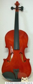 Geige / Violine 4/4 Anfänger Modell Bogen Koffer unbespielt