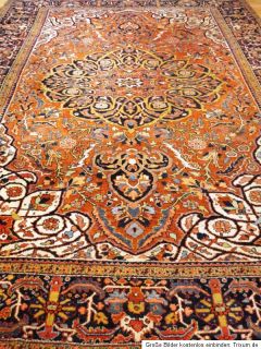 Antiker alter Heriz 365x265 cm Orient Teppich Tappeto Galerie Rug Ghom