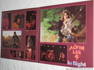 ALVIN LEE & CO. in flight Ten Years After 2 LP Chrysalis Rec. 1974
