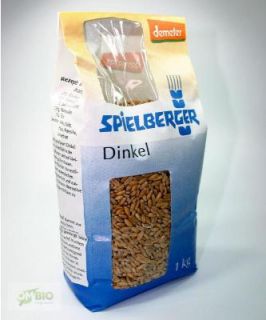 1Kg Bio Dinkel Getreide   ganzes Korn (Spielberger Mühle)