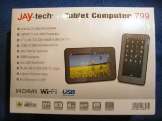 Jay tech Tablet Computer 799 4GB, WLAN, 17,8 cm (7 Zoll)   Grau