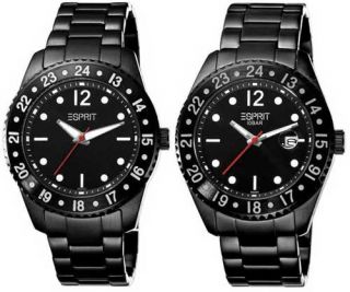 Esprit Uhr BOLT BLACK Damenuhr Herrenuhr 2 Modelle UVP99,90€ WOW