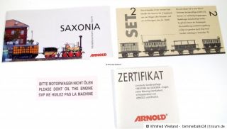 Arnold 0247 Railex SAXONIA Zug Set, Limitierte Sonderauflage, OVP, TOP