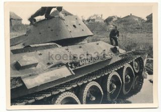 Foto T 34 Panzer Schlacht Dubno Ukraine IR70 Tank 111ID