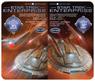 Star Trek Enterprise NX 01 Polarlights Modell Bausatz