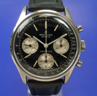  Top Time Chronograph Herren Stahl Armbanduhr cal 178 Vintage Ref 810