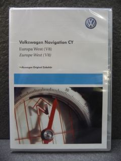 VW Original Navigations DVD West Europa V8 2012 RNS 510 810