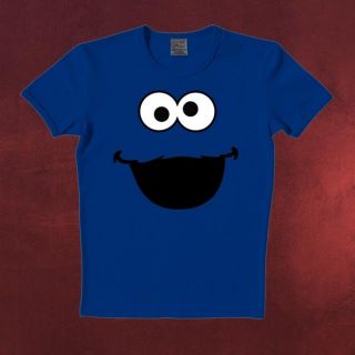 Sesamstraße Krümelmonster Marken T Shirt, Cookie Monster Kekse royal