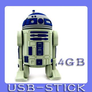LUSTIGES USB STICK/SPEICHERSTICKS 4GB STARWS ROBOTER R2 D2
