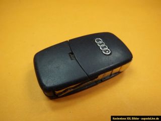Audi 3 Tasten Klappschlüssel Schlüssel Fernbedienung für ZV A3 A4
