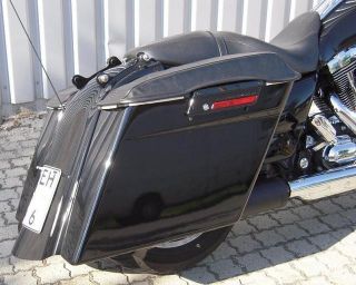 Harley Davidson Bagger Stretched Saddl Seitenkoffer Koffer
