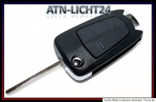 Schlüssel Klappschlüssel 3 Tasten Gehäuse Opel Corsa Omega Tigra