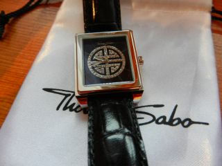 Original Thomas Sabo Uhr Damenuhr NEU 229€ schwarz Zirkonia IT Girl