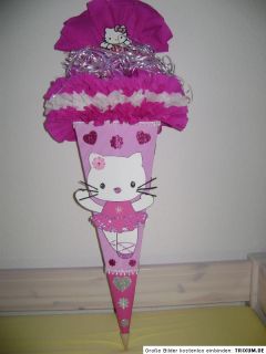 Schultüte Katze Hello Kitty Ballerina Handarbeit NEU 