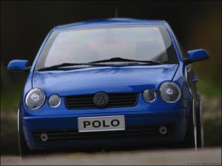 18 Tuning VW Polo 9N RS Blau   BBS Echt Alufelgen