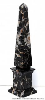 Marmor Obelisk,Skulptur, Figur,Stein,Dekoration,Kunst,Handarbeit,32cm
