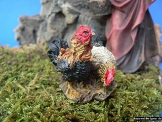Krippenzubehör Hühner 5 teilig T025 für 9   12 cm Figur