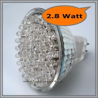 5x 60er LED Leuchtmittel Lampen Strahler 12V 2.8W = 20W