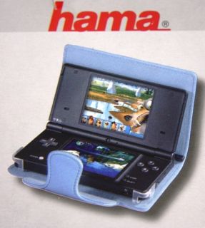 Hama Tasche Case Leder Blau für Nintendo DSi DS i NDSi