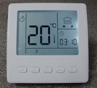 Digital Thermostat Raumthermostat weiss #857 programmierbar