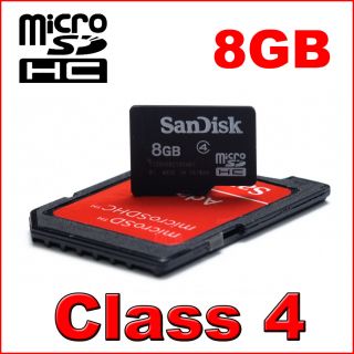 San disk 8GB Class 4 Micro SD SDHC MicroSD Memory Card 8 G GB