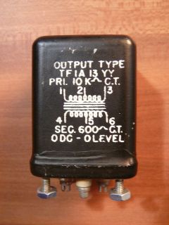 Federal Army 864/U tube limiter output transformer