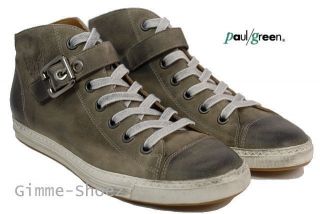 Boots grau Used Look smoked taupe Leder 1157 858 NEU 2012