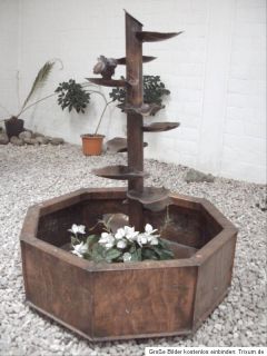 Wasserspiel Springbrunnen Brunnen Kupfer HANDARBEIT NEU Kupferbrunnen