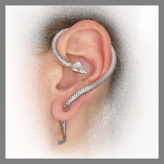 Gothic Vintage Ohrklemme Ohrschmuck Ohrring Schlange snake ear cuff