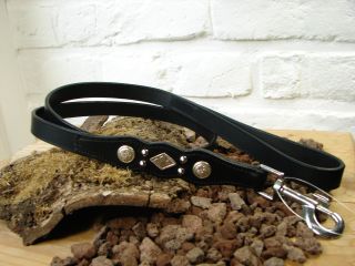 Edeles Hundehalsband aus Leder Halsband in 3 Größen Nr.869