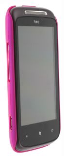 HTC MOZART Hülle PINK mit leicht gummierter samtiger Oberfläche