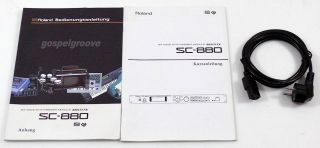 Roland SC880 SC 880 Soundmodul Expander Top Zustand + GEWÄHR