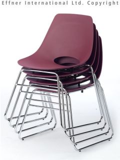 24 x Seminarstühle günstig stapelbar Stuhl RONDO Stühle