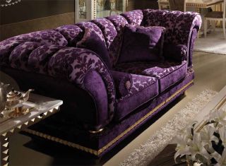 Exklusive Luxus Polstergar nitur Sofa Couch Lila Mythos Stilmöbel aus