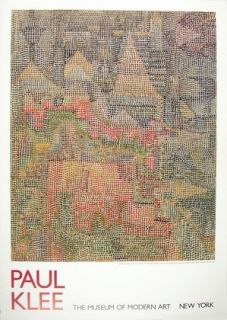 Paul Klee Poster Kunstdruck Bild   Schlossgarten   77 x 55 cm