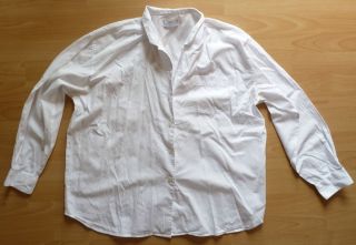 Bluse langarm weiß T Shirt Shirt 4/46 L/XL Top