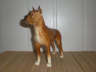 Goebel Porzellan Boxer Hund stehend 3061718 / 1968