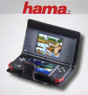 Hama Tasche Case Leder Black für Nintendo DSi DS i NDSi