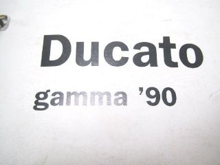 Werkstatthandbuch Fiat Ducato gamma 90 #28512