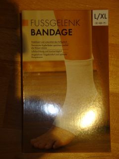 NEU Bandage Fußgelenk L / XL in ungeöffneter OVP