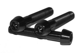Titan Schraube, M6 x 45 , DIN 912 konisch, schwarz