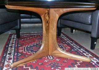 Couchtisch Tisch Palisander Palisanderholz Glas 60er 70er Jahre