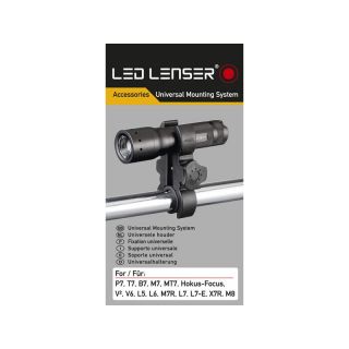 LED LENSER Universal Mounting System für P7, T7, M7R, X7R, M7, M8