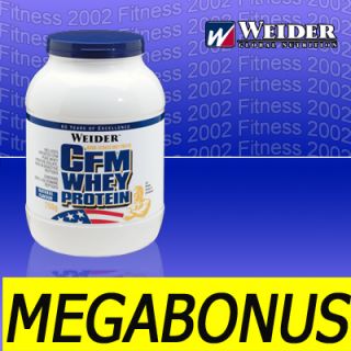 Weider CFM Whey Protein Isolat (35,23€/kg) 908g Eiweiß,fett  und
