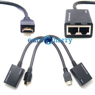 Schlüsselwörter HDMI Cat 5e 6 LAN Kabel Verlängerung1080p 30m