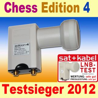 Chess 3 Twin LNB 0,1dB TESTSIEGER HDTV digital & analog